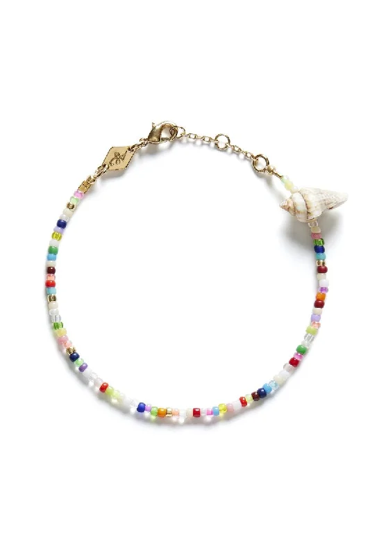 FIESTA SHELL BRACELET-GOLD